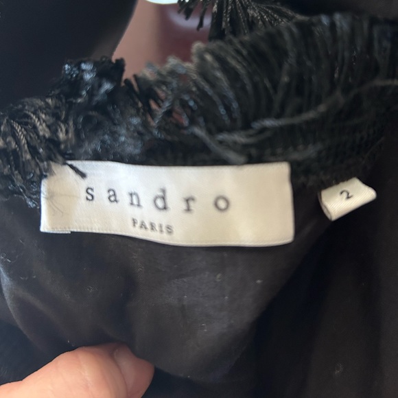 Sandro A-Line Mini Dress~Size 2 - Picture 4 of 4